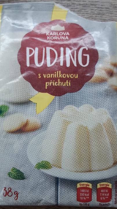 Fotografie - puding s vanilkovou příchutí v prášku Karlova Koruna