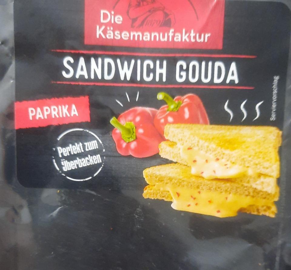 Fotografie - Sandwich Gouda paprika Die Käsemanufaktur