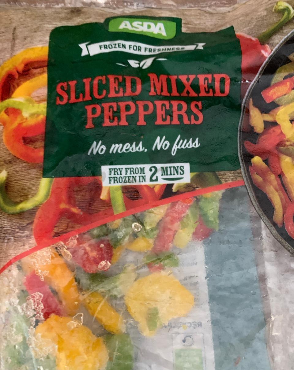 Fotografie - Sliced Mixed Peppers Asda