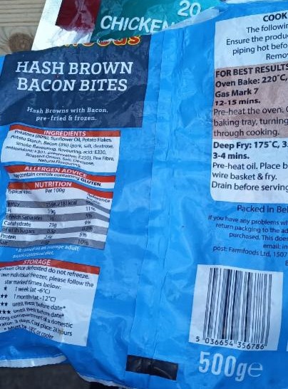 Fotografie - Hash brown bacon bites Farmfoods
