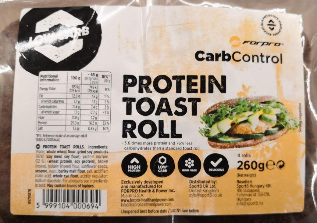 Fotografie - Protein toast roll Forpro