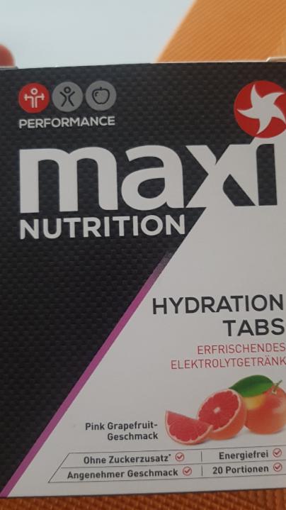 Fotografie - hydration tabs Pink Grapefruit Maxi Nutrition