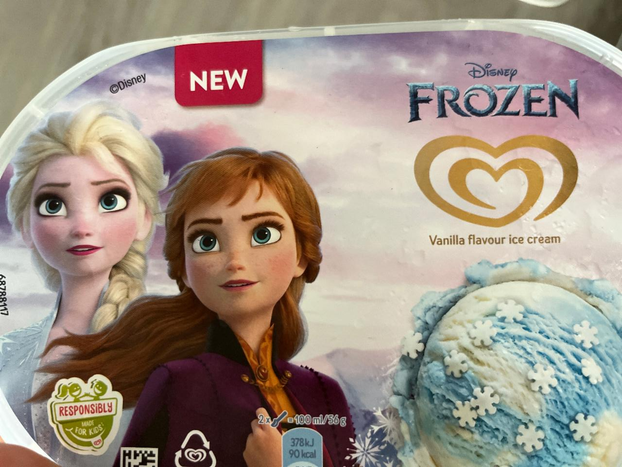 Fotografie - Vanilla flavour ice cream Disney Frozen
