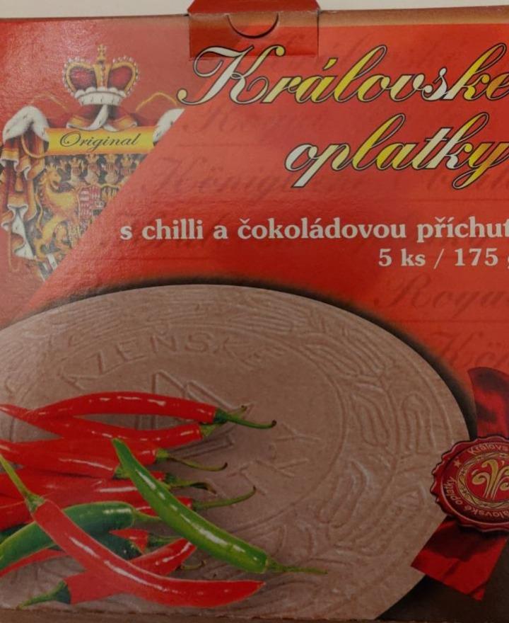 Fotografie - Královské oplatky s chilli a čokoládovou příchutí
