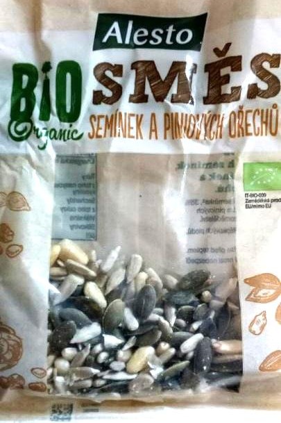Fotografie - Směs semínek a piniových ořechů bio Alesto