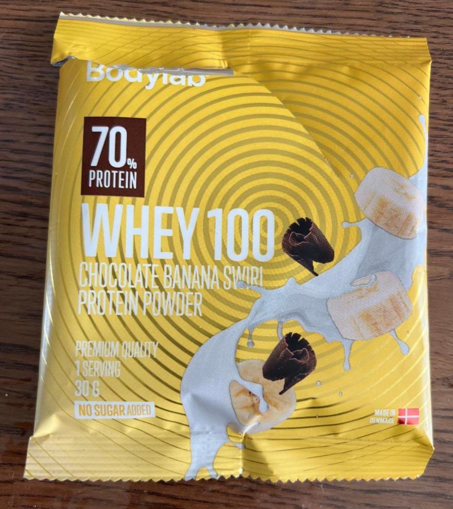 Fotografie - Whey 100 Chocolate Banana Swirl Protein Powder BodyLab