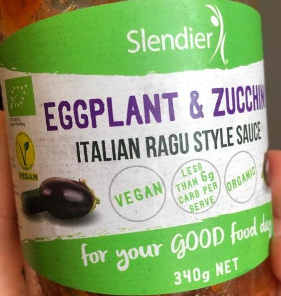 Fotografie - Eggplant & zucchini italian ragu style sauce Slendier