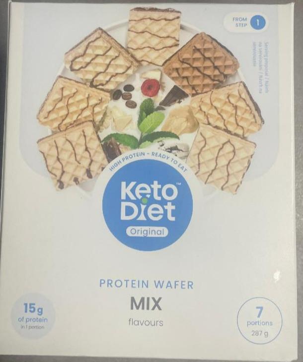 Fotografie - Protein wafer MIX flavours KetoDiet