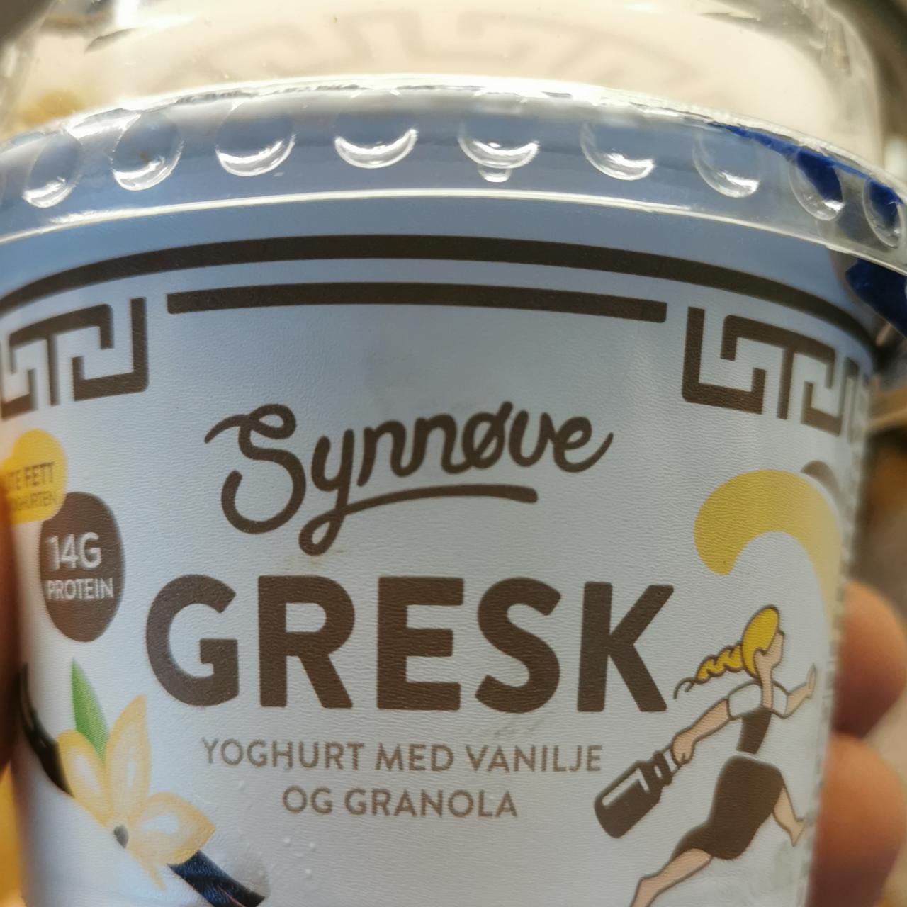 Fotografie - Gresk yoghurt med vanilje og granola Synnøve