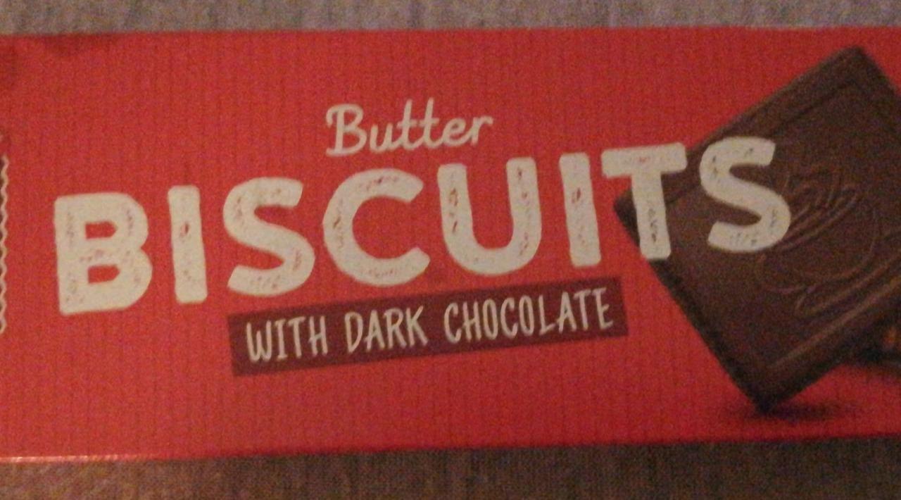 Fotografie - Butter Biscuits with dark chocolate