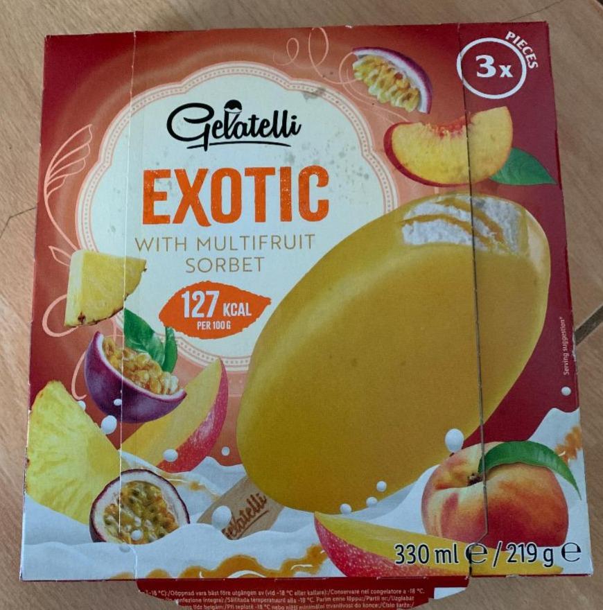 Fotografie - Exotic with multifruit sorbet Gelatelli