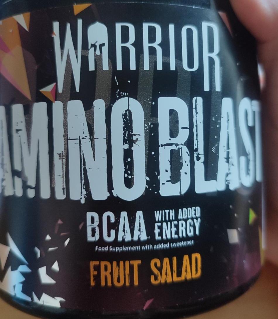 Fotografie - Amino Blast BCAA with added energy Fruit salad Warrior