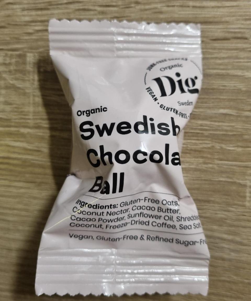Fotografie - Organic Swedish chocolate ball Dig
