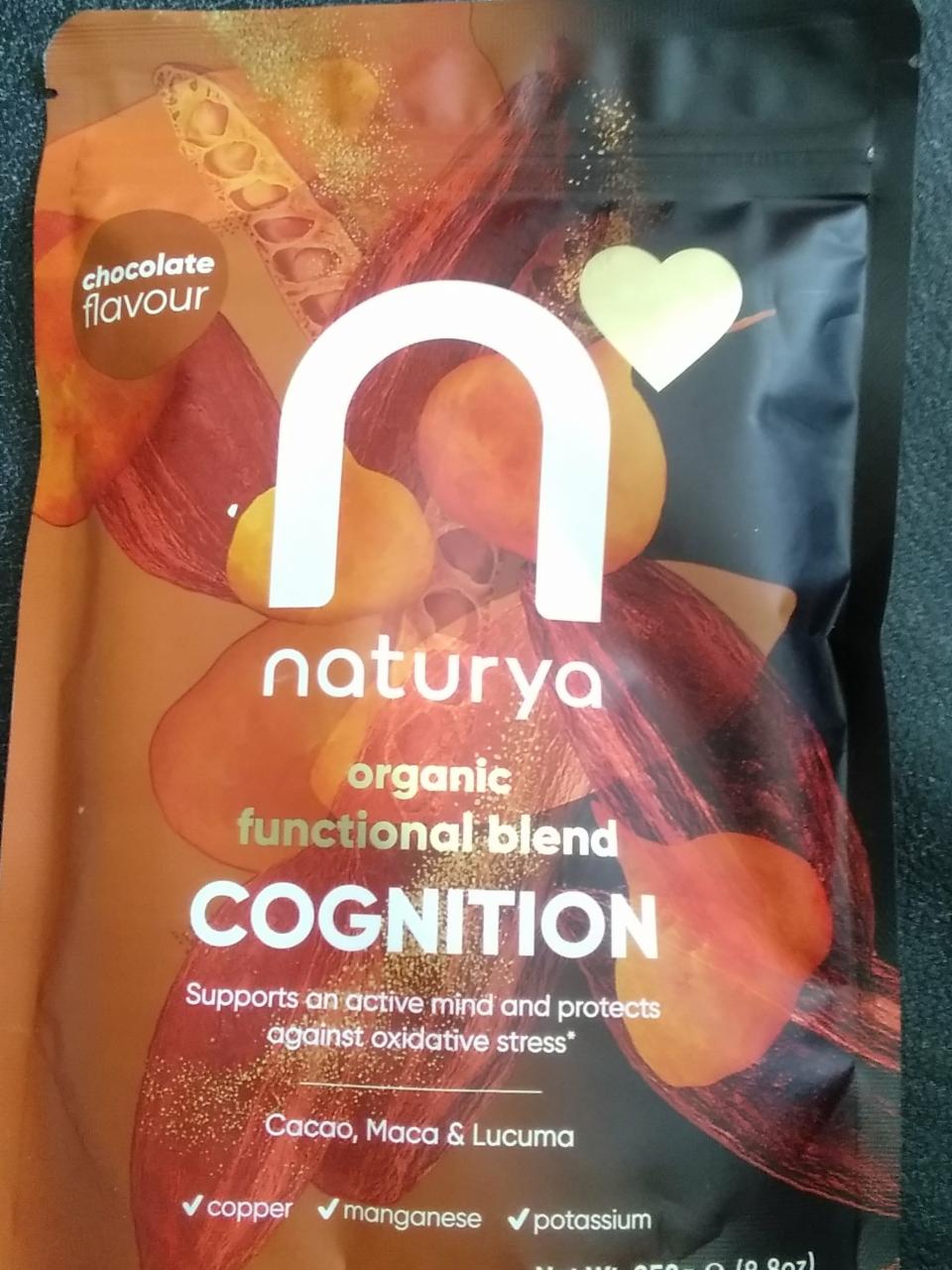 Fotografie - Organic Functional Blend Cognition Chocolate flavour Naturya
