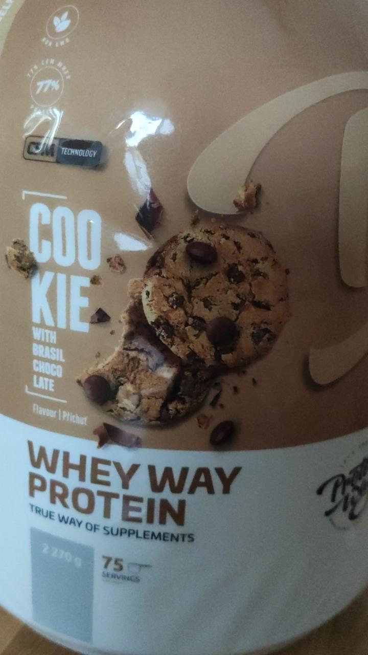 Fotografie - protein way Whey cookie with brasil chocolate
