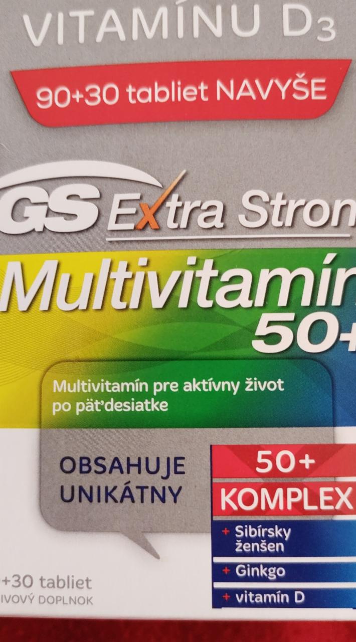 Fotografie - Extra Strong Multivitamin 50+ GS