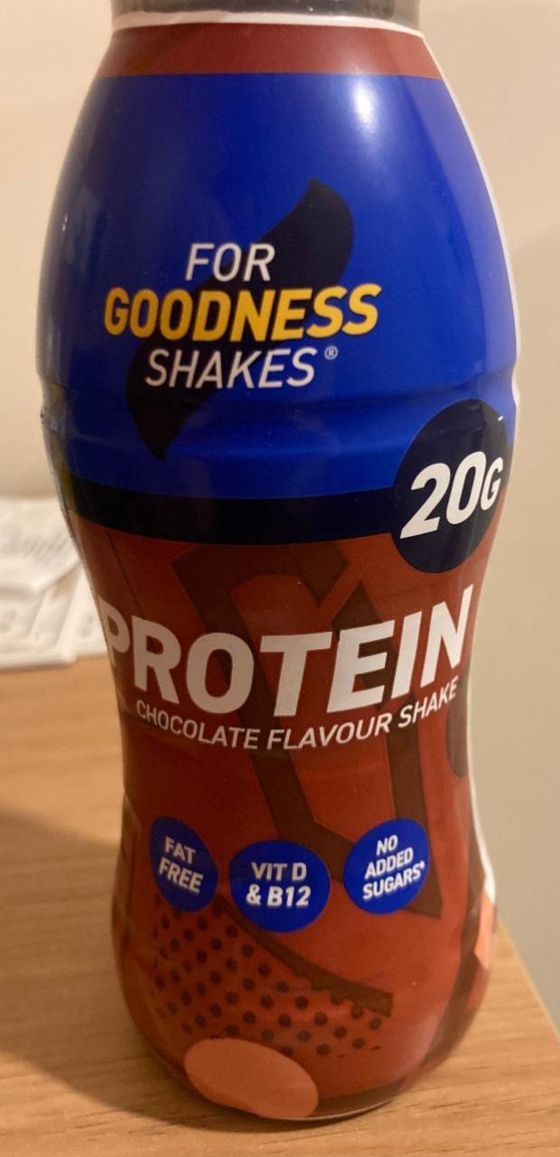 Fotografie - Protein chocolate flavour shake For Goodness Shakes