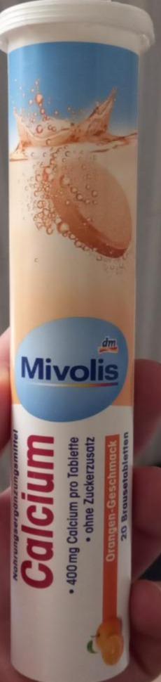 Fotografie - Calcium šumivé tablety příchuť pomeranče Mivolis