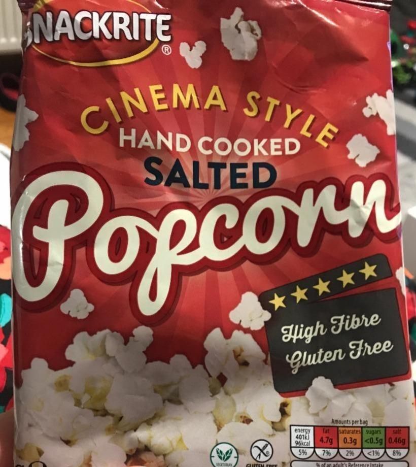 Fotografie - Cinema Style Hand Cooked Salted Popcorn Snackrite
