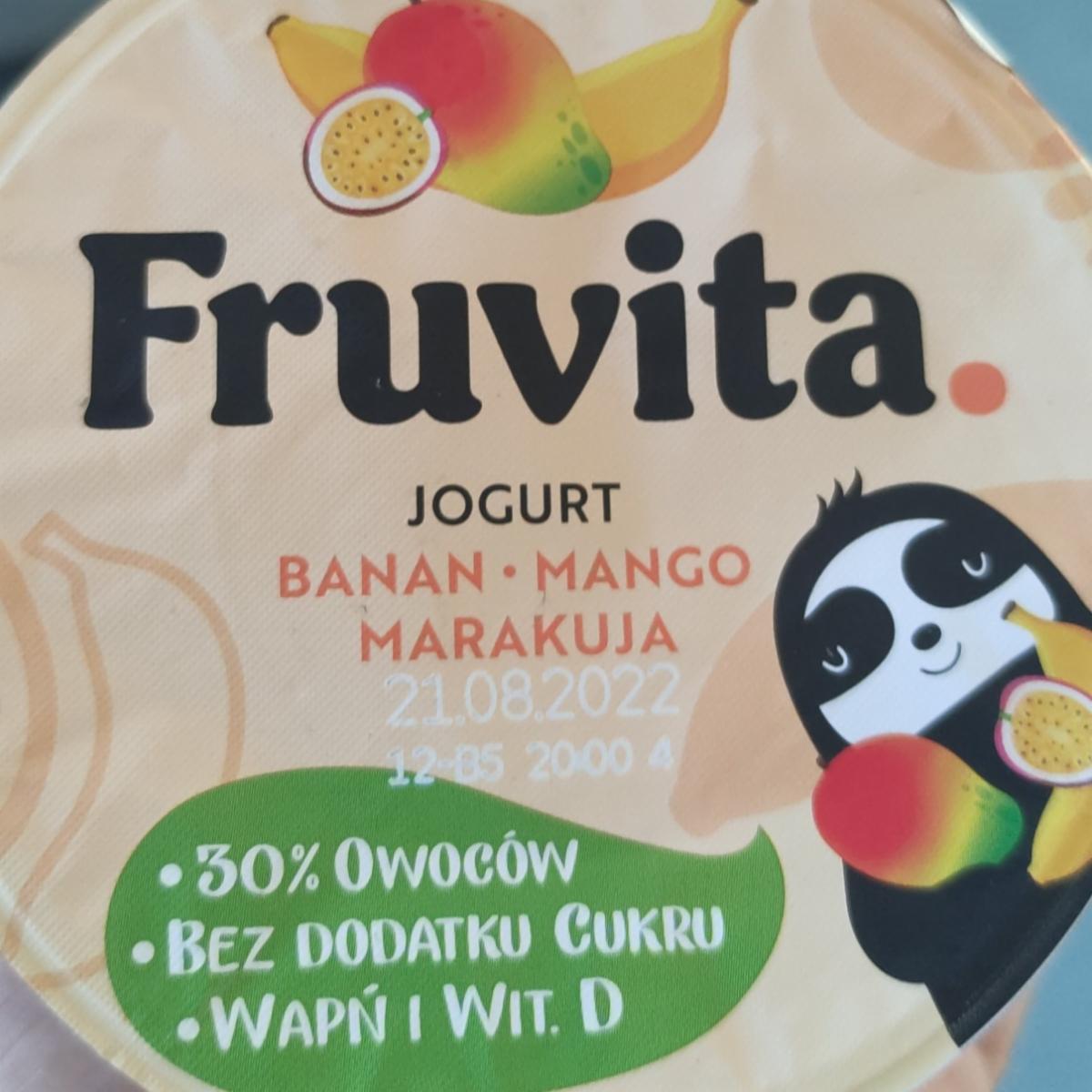 Fotografie - Jogurt Banán mango marakuja Fruvita