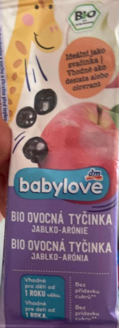 Fotografie - Bio ovocná tyčinka Jablko-Arónie Babylove