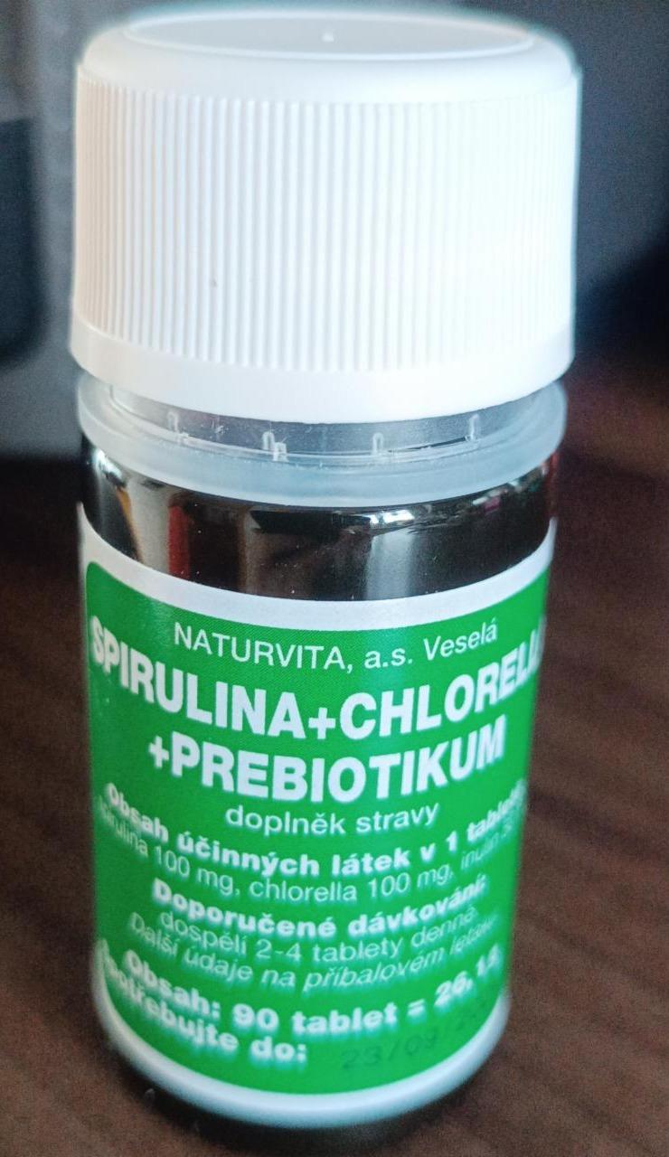 Fotografie - Spirulina + chlorella + prebiotikum Naturvita a. s.