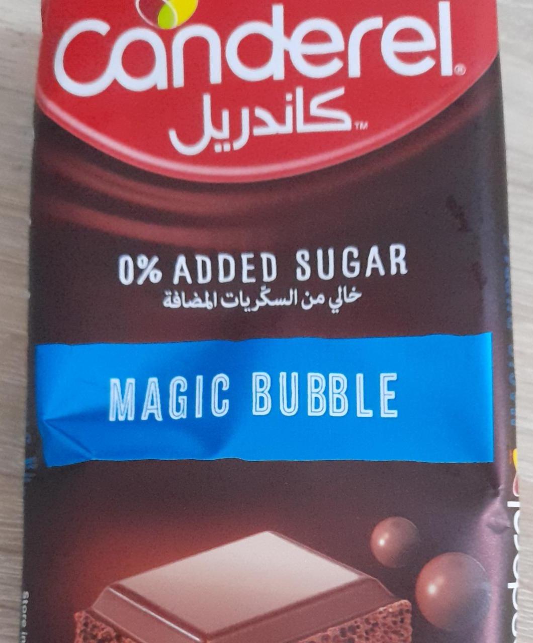 Fotografie - Magic Bubble Milk chocolate 0% added sugar Canderel