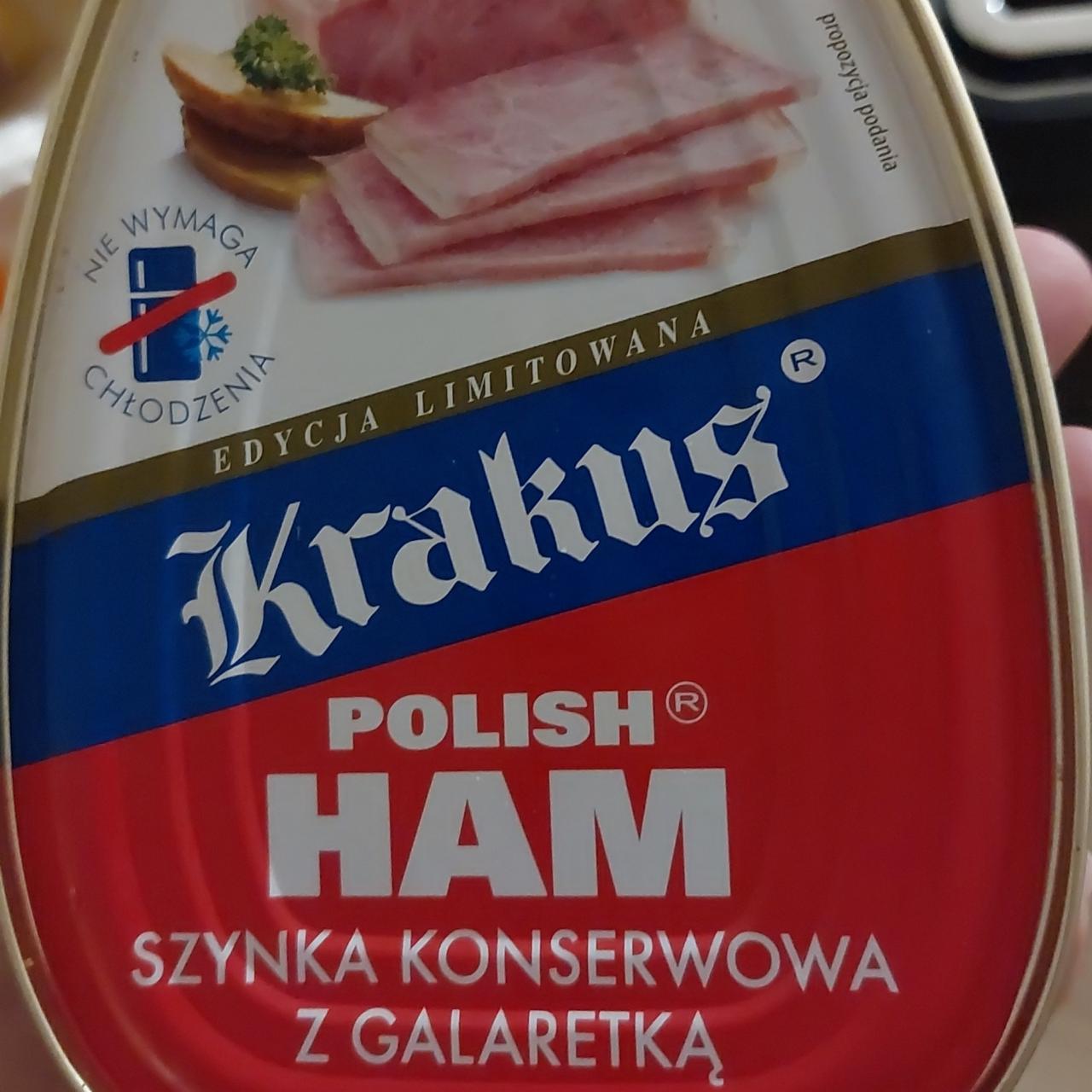 Fotografie - Polish Ham Szynka konserwowa z galaretką Krakus