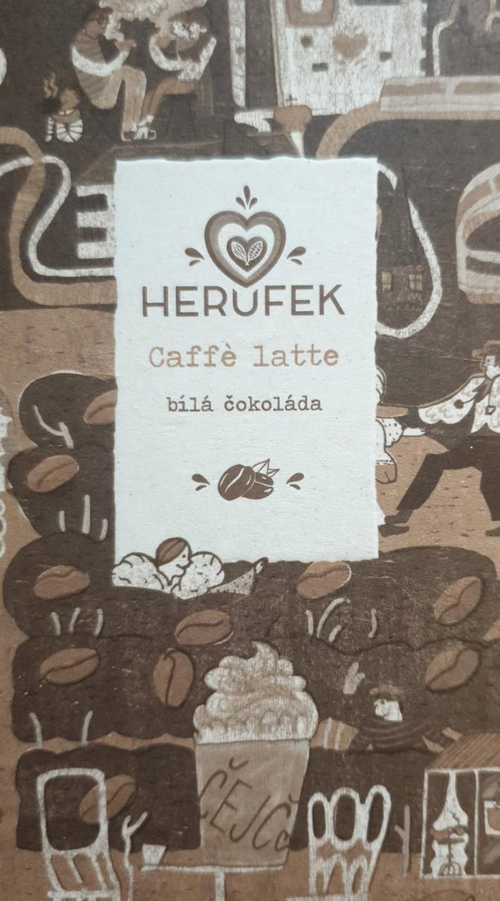 Fotografie - Bio Caffé latte bílá čokoláda Herufek