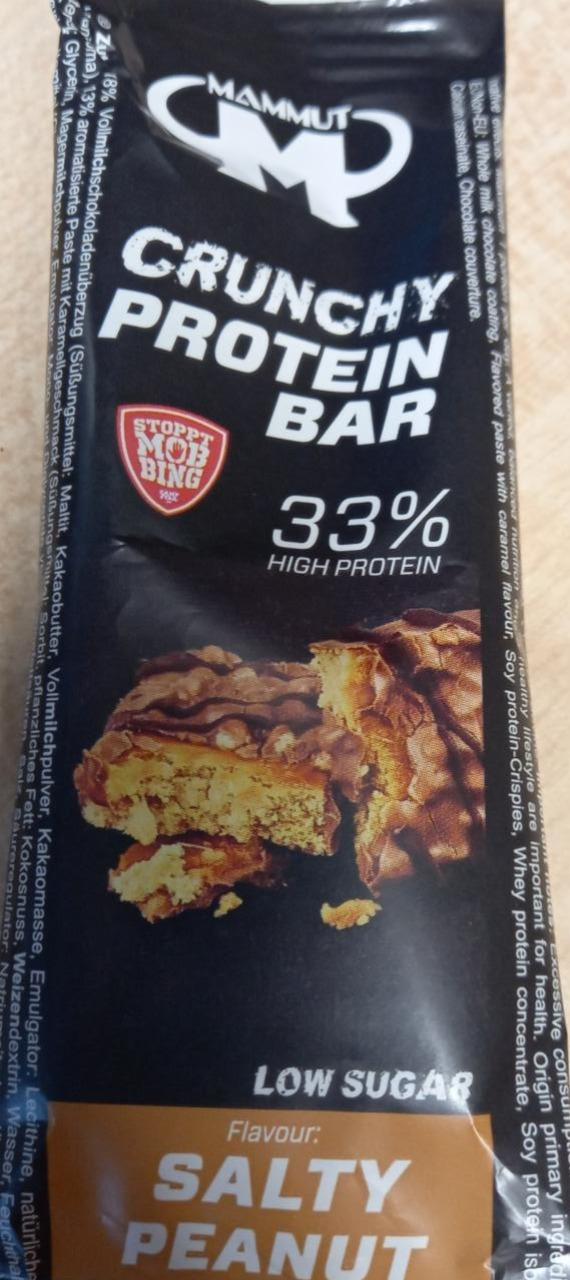 Fotografie - Crunchy Protein Bar Salty Peanut Mammut
