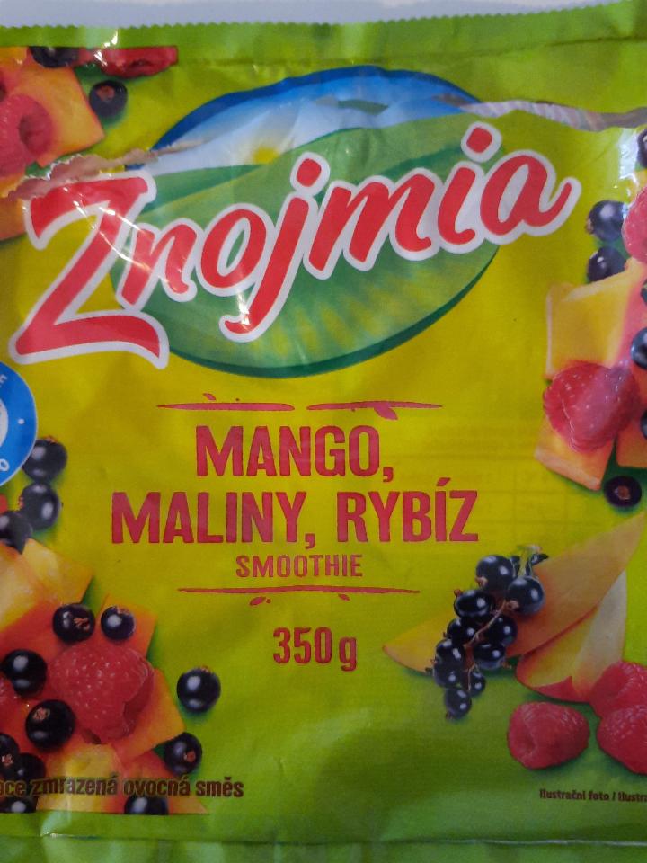 Fotografie - Mango, maliny, rybíz smoothie mražená směs Znojmia