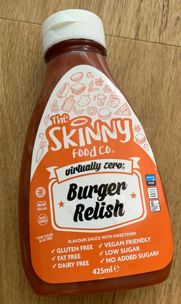 Fotografie - Burger Relish The Skinny Food Co
