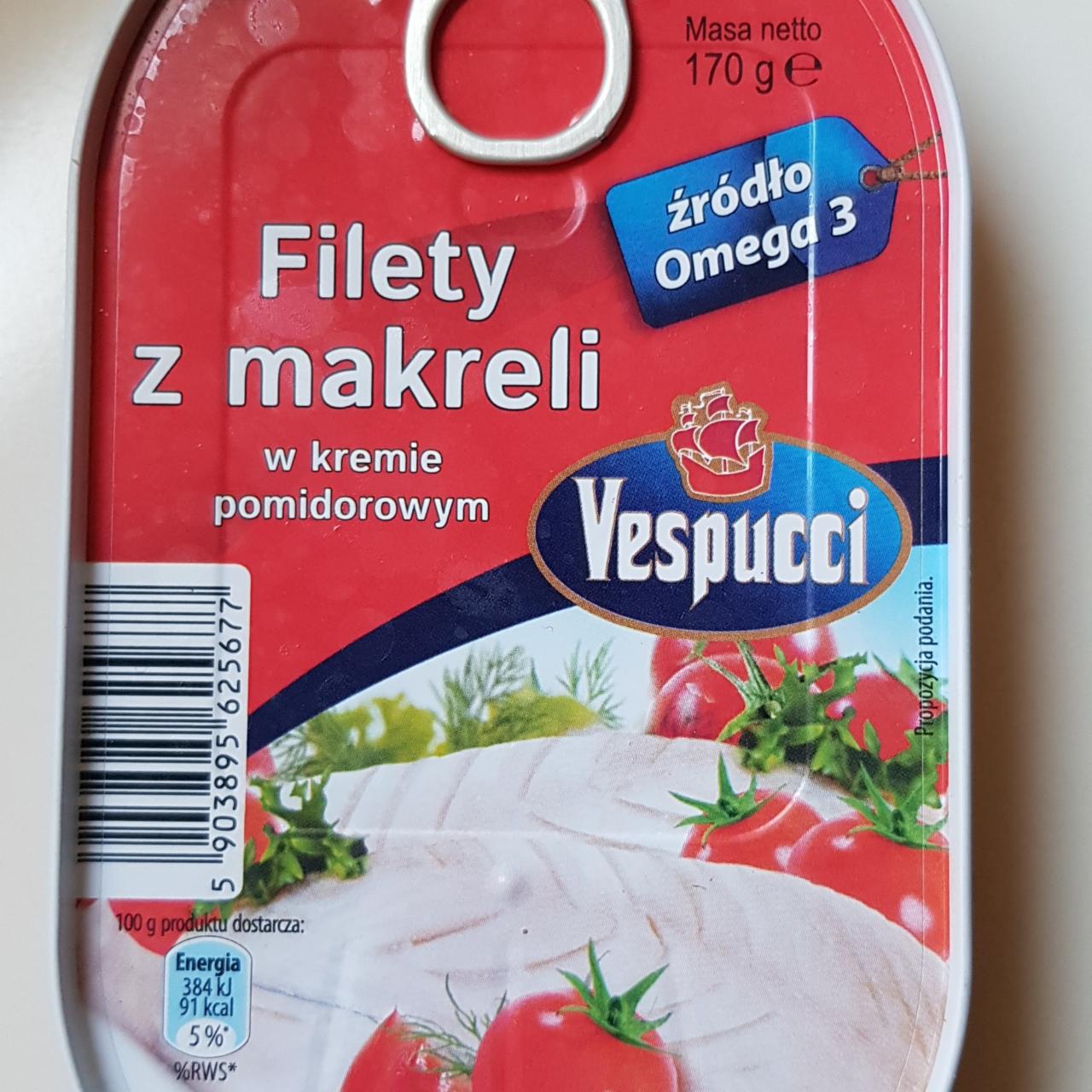 Fotografie - Filety z makreli w kremie pomidorowym Vespucci