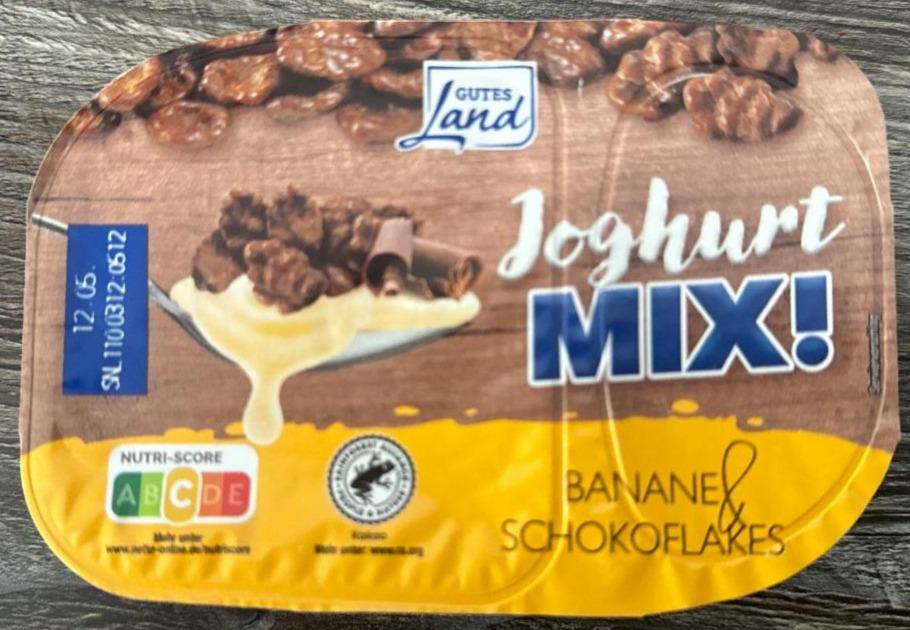 Fotografie - Jogurt Mix! Banane & Schokoflakes Gutes Land