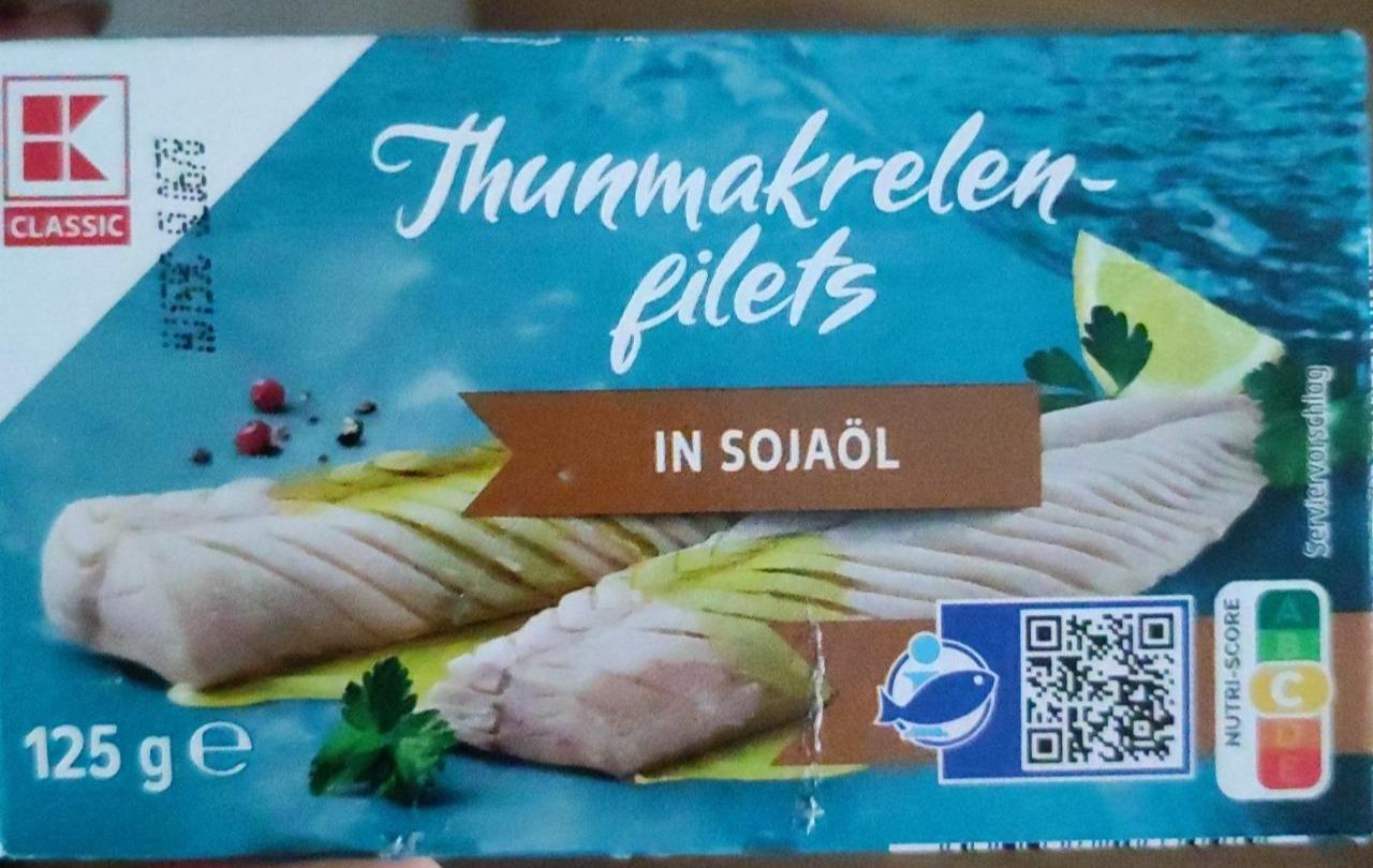 Fotografie - Thunmakrelen filets in sojaöl K-Classic