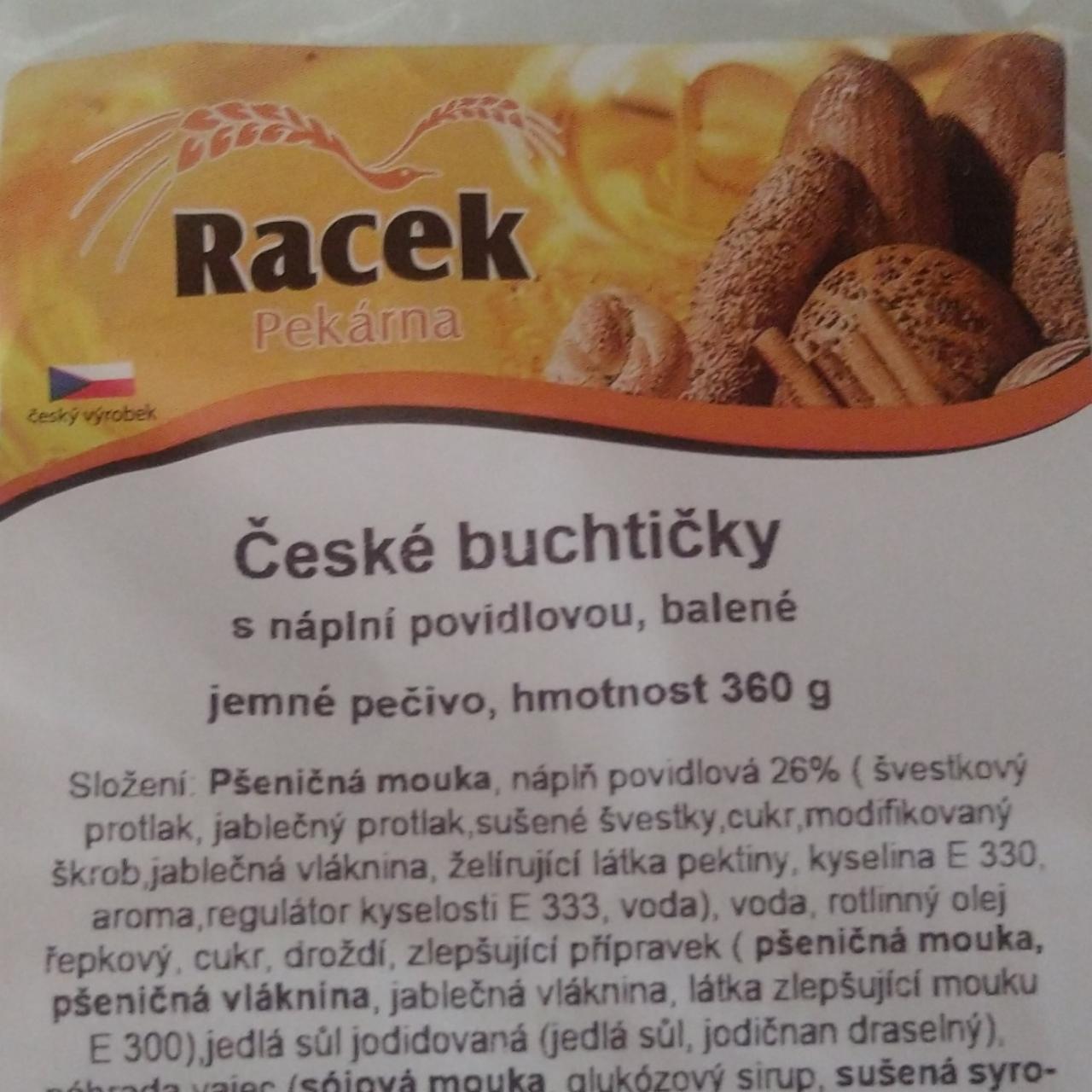 Fotografie - České buchtičky s náplní povidlovou pekárna Racek