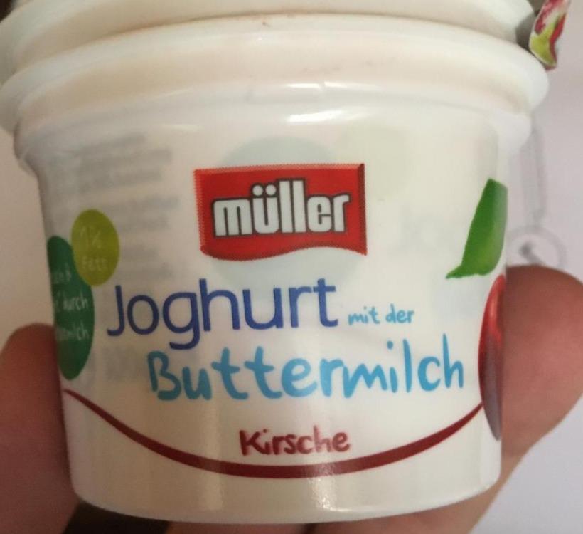 Fotografie - Joghurt mit der Buttermilch Kirsche Müller
