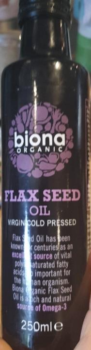 Fotografie - Flax Seed Oil Biona Organic
