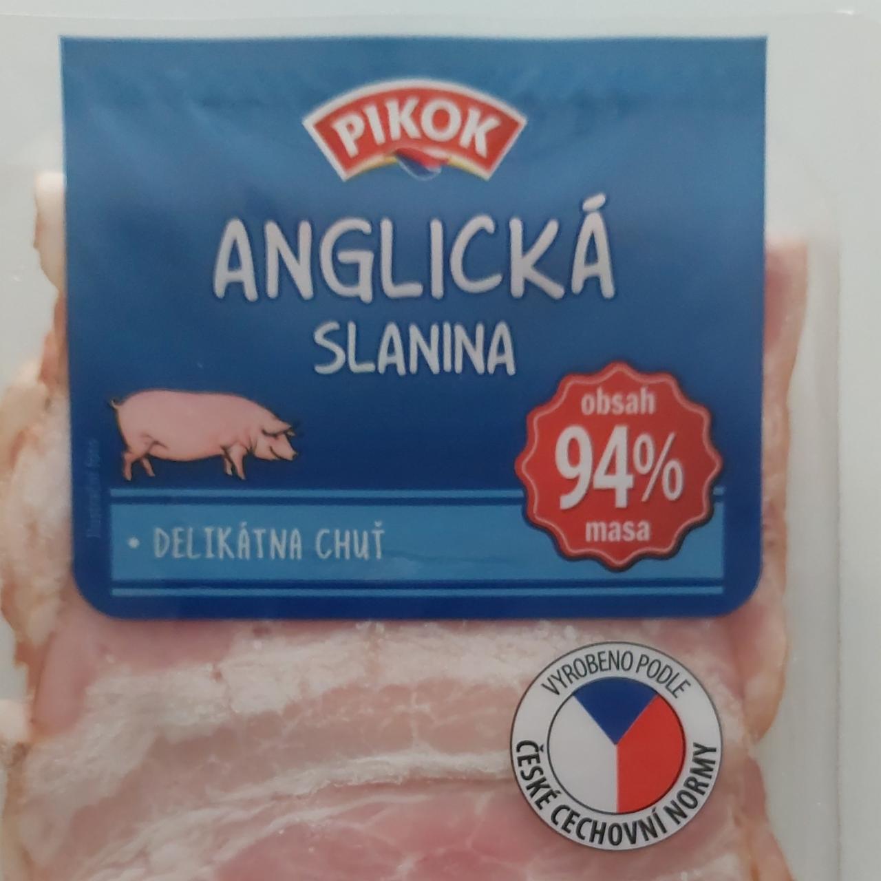 Fotografie - Anglická slanina 94% masa Pikok