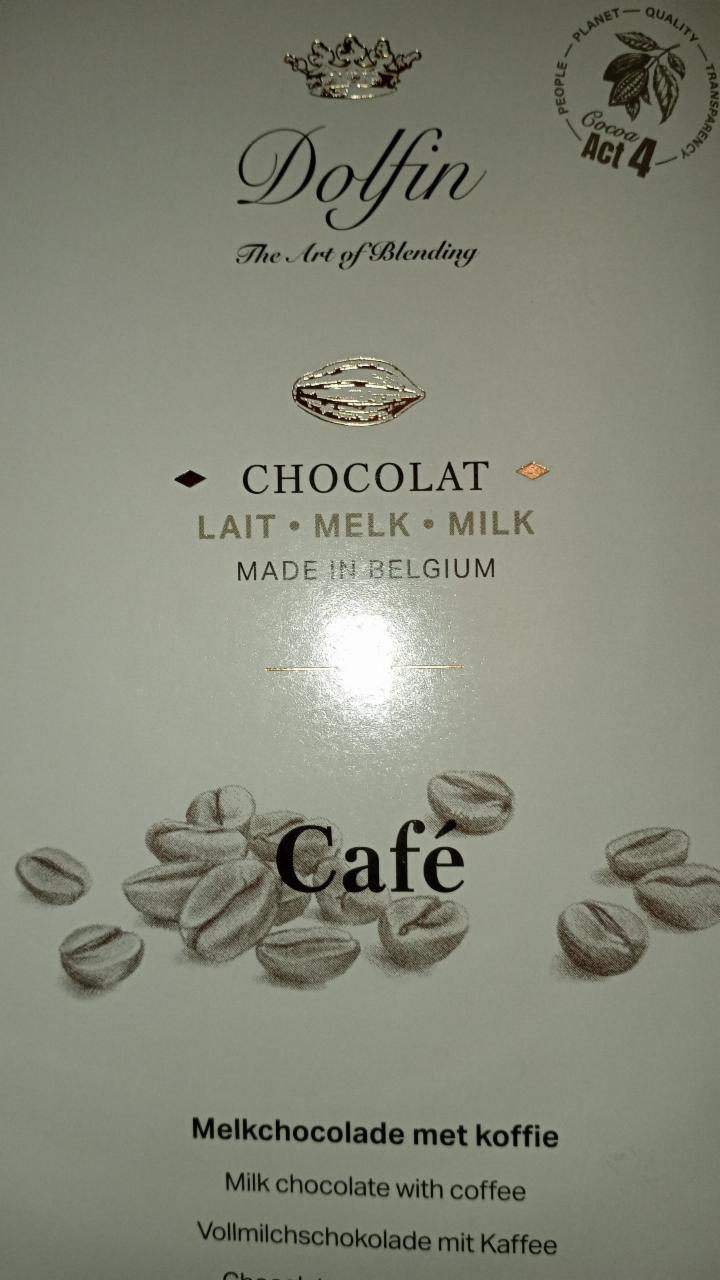 Fotografie - Hořká čokoláda s mletou kávou Dolfin