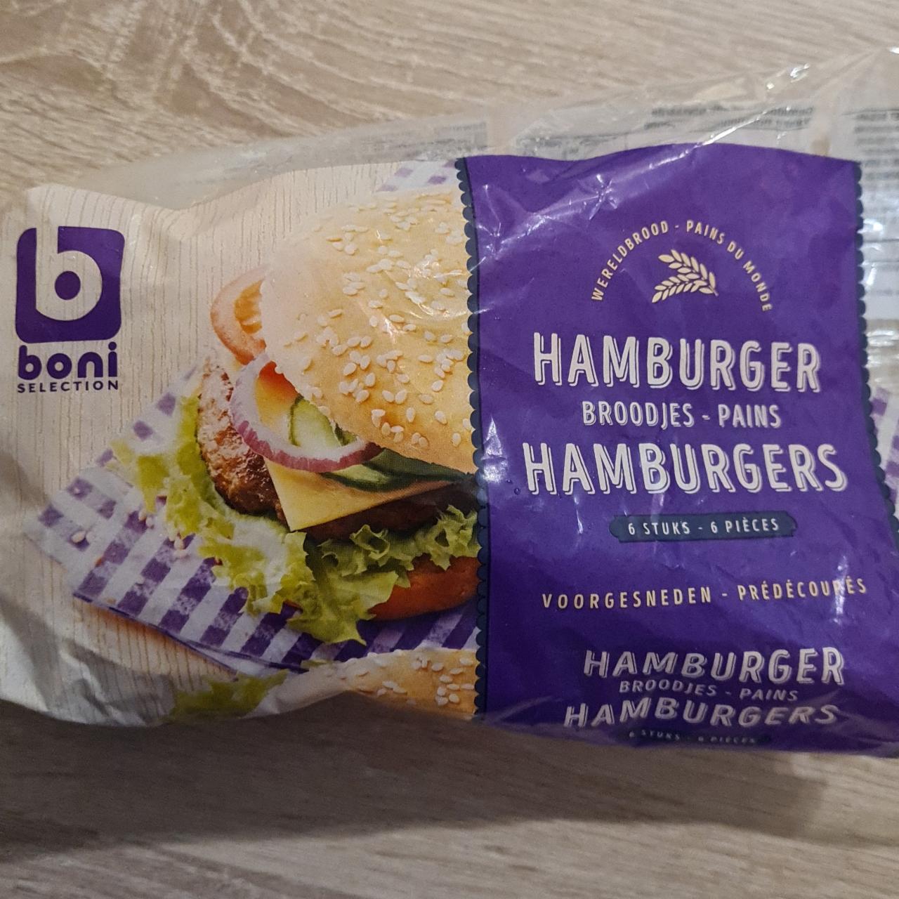 Fotografie - Hamburger broodjes Boni Selection