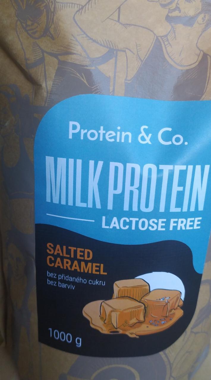 Fotografie - Milk Protein lactose free Salted Caramel Protein & Co.