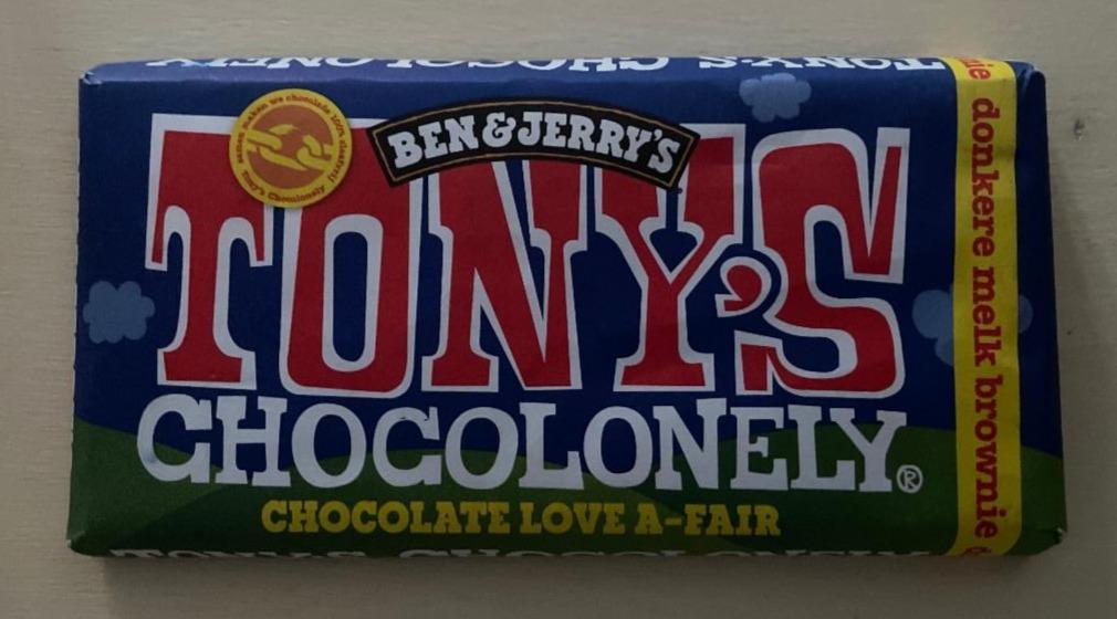 Fotografie - Donkere melk brownie Tony's Chocolonely