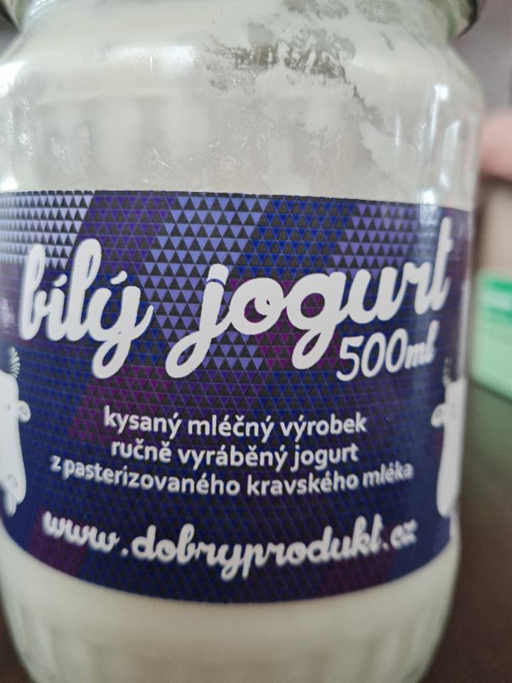 Fotografie - Bìlý jogurt Agromilk