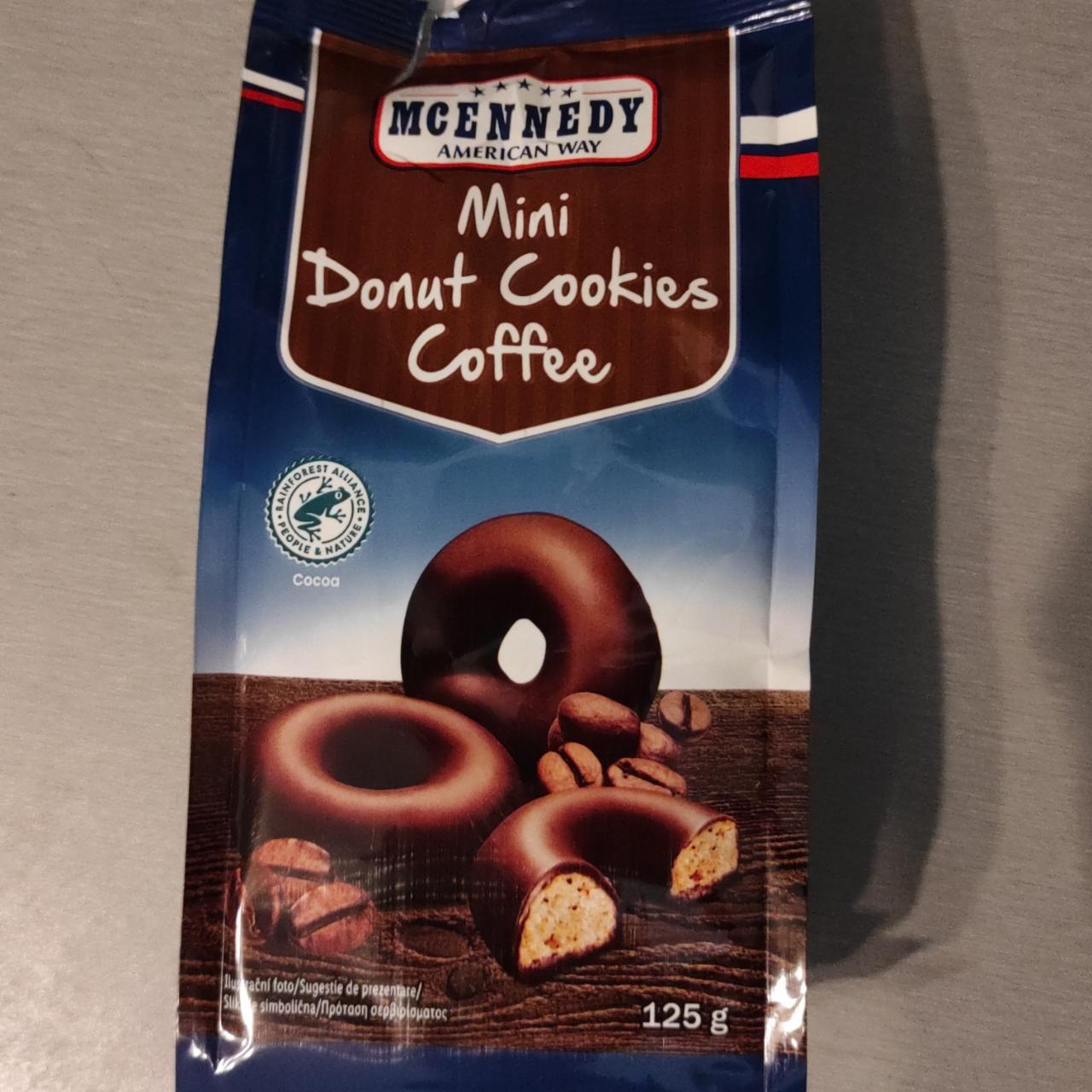 Fotografie - Mini Donut Cookies Coffee McEnnedy American Way