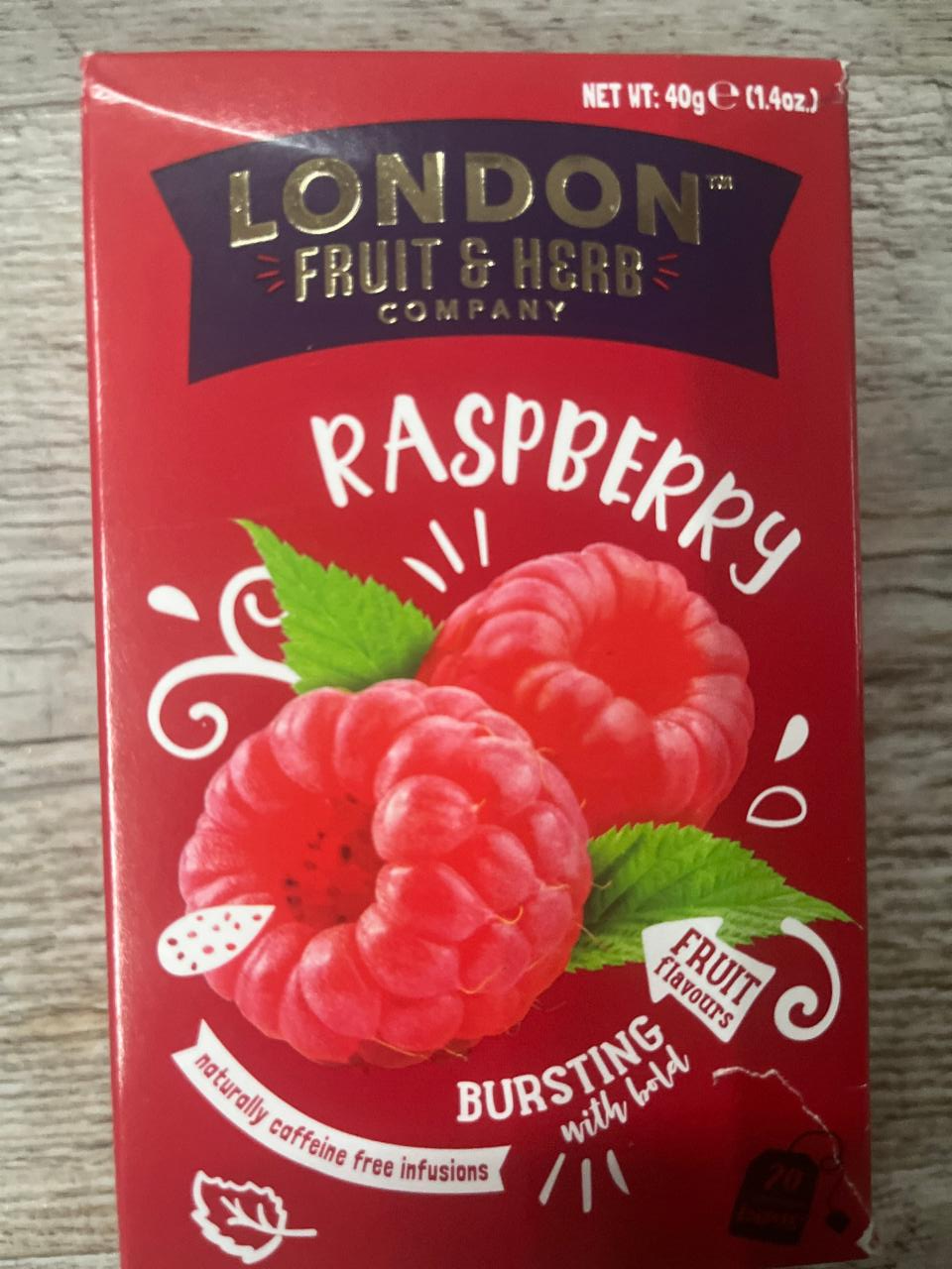 Fotografie - Raspberry London Fruit & Herb company