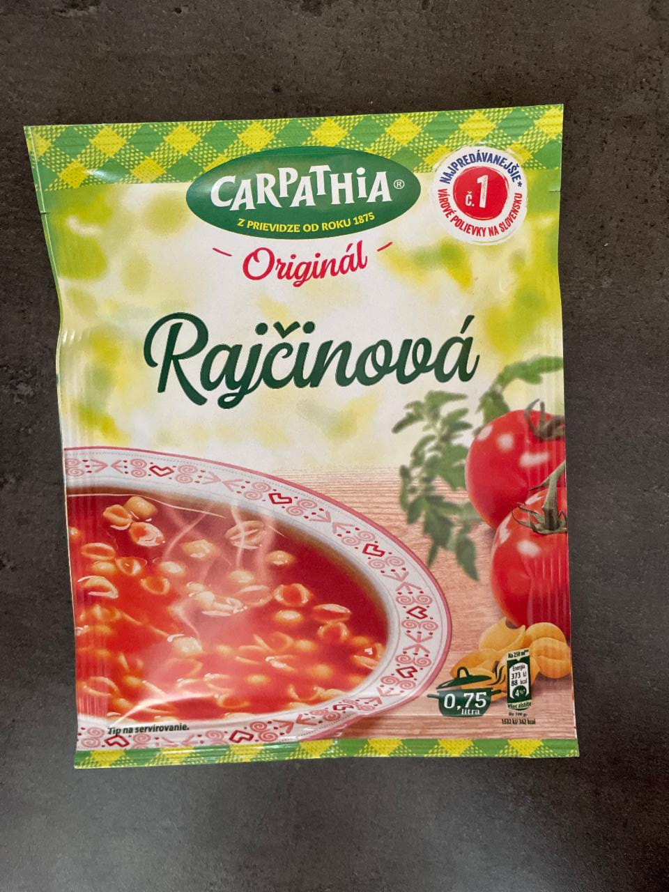 Fotografie - rajčatová polévka Carpathia