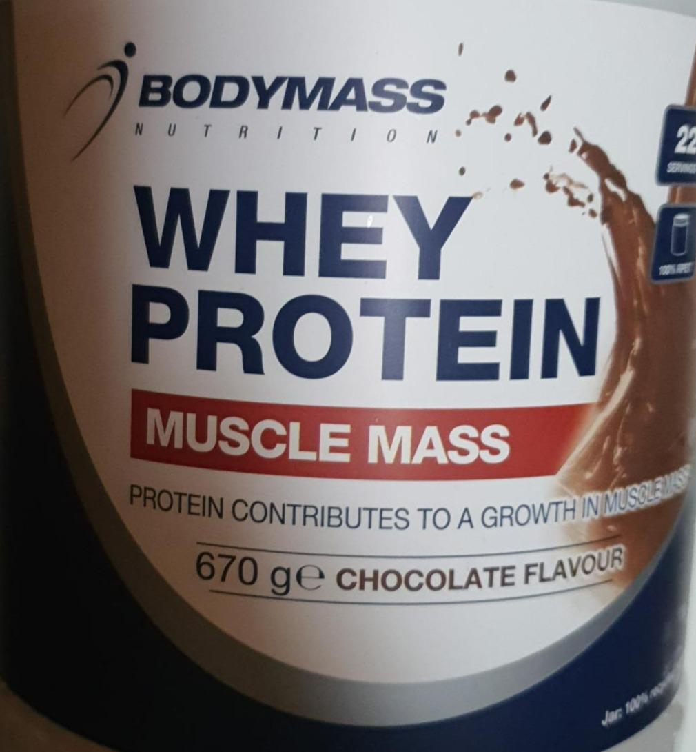 Fotografie - Whey Protein Muscle mass Chocolate flavour BodyMass