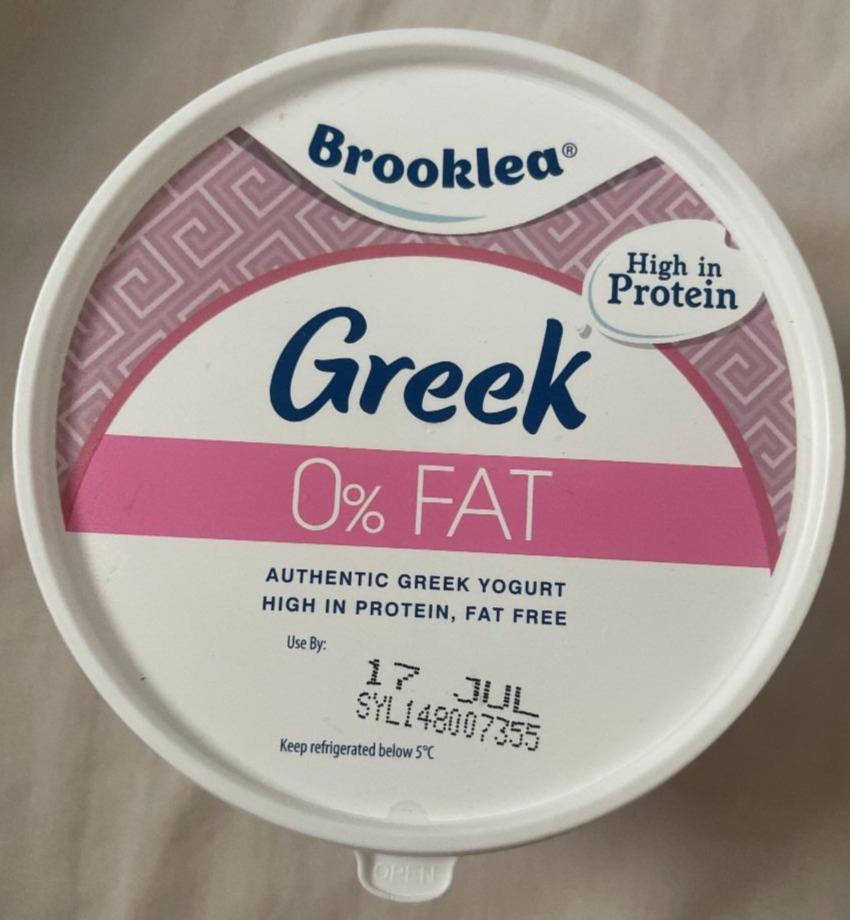 Fotografie - Greek Yoghurt 0% Fat Brooklea