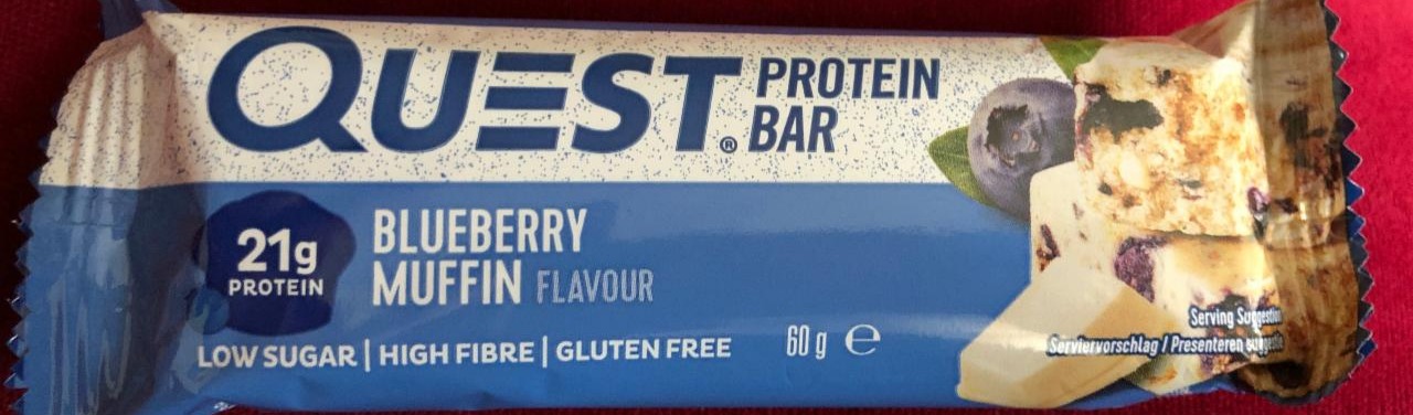 Fotografie - Protein Bar Blueberry Muffin Quest Nutrition